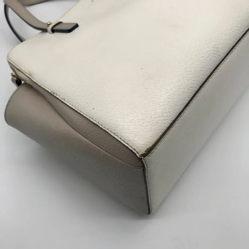 Kate Spade New York Ivory & Cement Grand Street Lydia Shoulder Bag